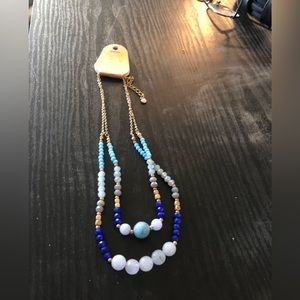 W Austrian Crystal & Faceted Stone Costume Necklace- 598 $20 or $15 w/offer